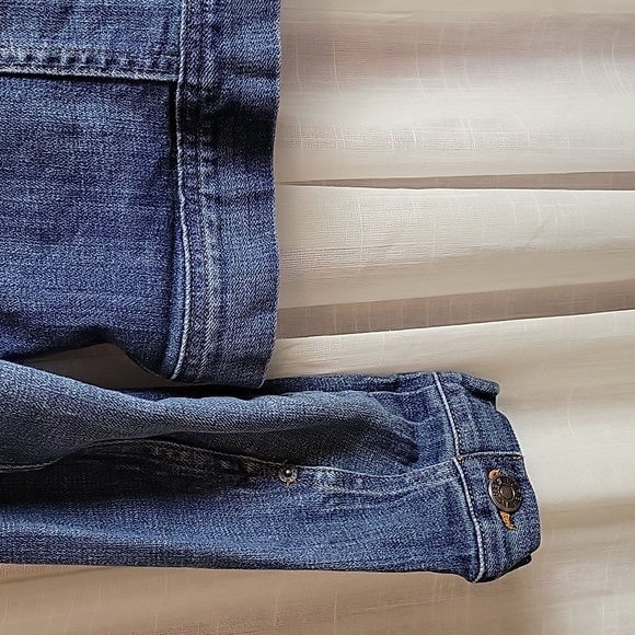 J. Crew Factory Short Denim Jacket Size M - Picture 7 of 8